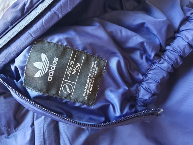 Chaqueta Adidas Azul con Capucha