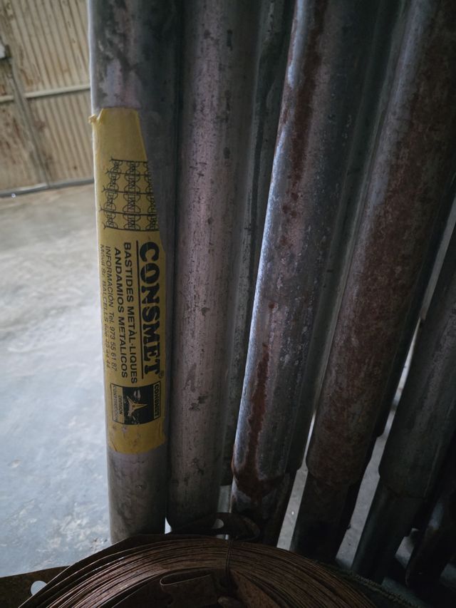 Marcos barandas de andamio homologado Consmet