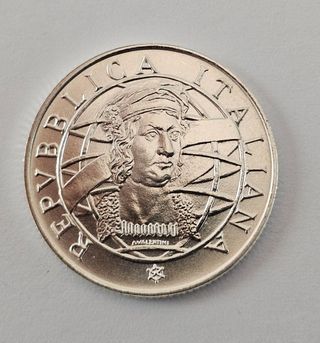 200 Lire Scoperta America 1989 FDC Argento