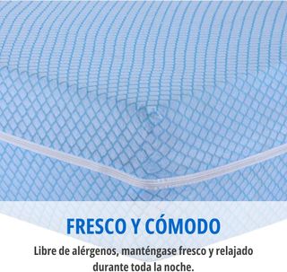 ✨ - Protector colchón cómodo antiácaros hipoalergé