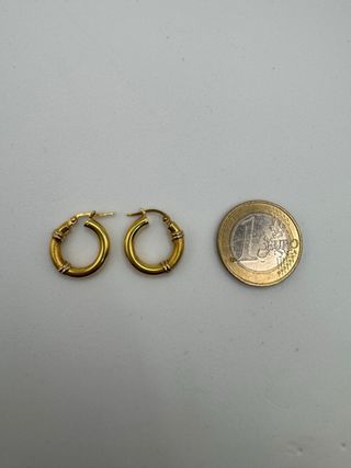 011-04-00304 PAR DE ARGOLLAS ORO 18K