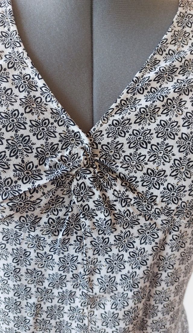 Blusa estampada manga corta