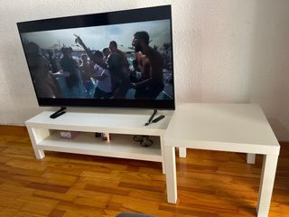 Mueble TV y mesa centro Ikea blanca medidas x chat