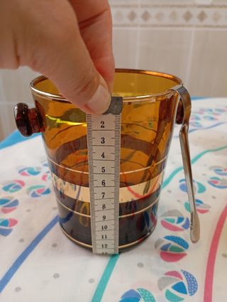 Conjuto 6 Vasos + Coctelera + Cubitera+copas coñac