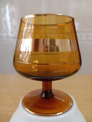 Conjuto 6 Vasos + Coctelera + Cubitera+copas coñac
