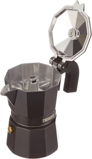 💰 - MONIX cafetera espresso aluminio negra 12 taza