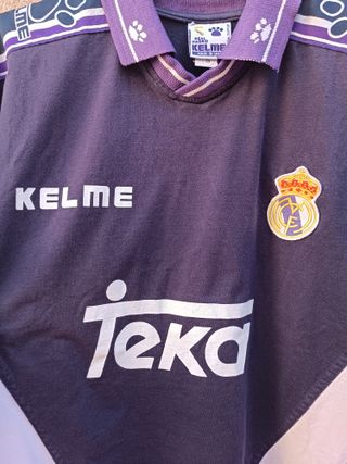 Camisa entrenamiento Real Madrid Kelme Teka años