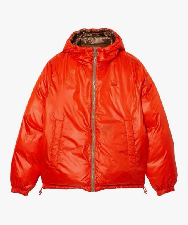 Chaqueta Lacoste reversible marrón