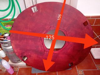 Tarima de madera para brasero