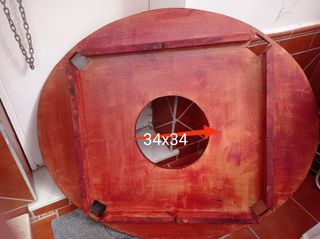 Tarima de madera para brasero