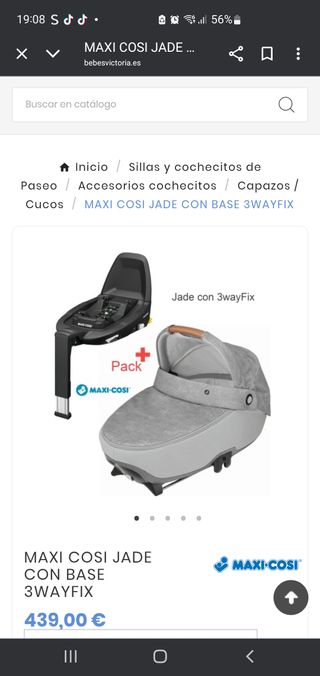 Maxi Cosi Jade con Base 3wayfix
