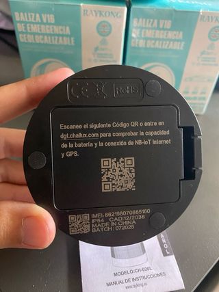 Baliza V16 geolocalizable homologada por la DGT