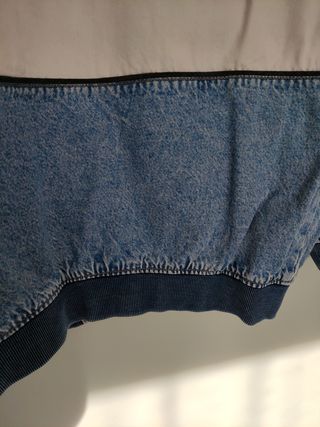 Cazadora vaquera bomber oversize