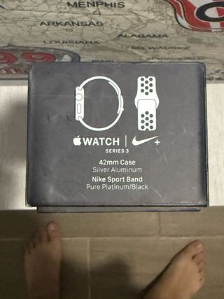 Caja Apple Watch Nike Series 3 42mm