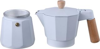 ✨ - Bergner cafetera aluminio madera 3 tazas