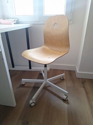 Silla de escritorio Ikea madera