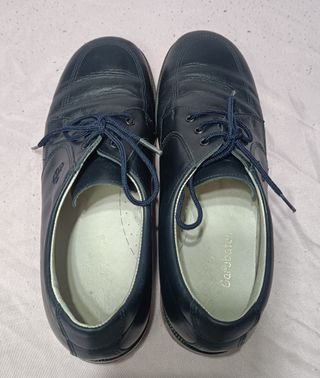 Zapatos niño comunión azul talla 38