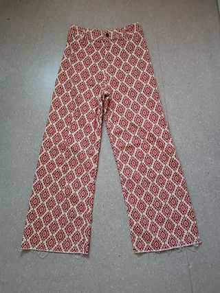 Pantalón estampado Zara - Talla 38