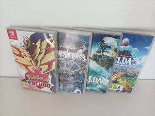 CAJAS VACÍAS Nintendo Switch: Pokémon, Zelda, DQ M