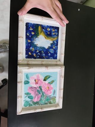 Cuadros pintados a mano