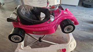 Andador bebé Asalvo rosa