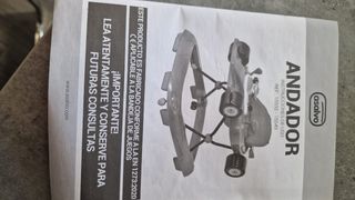 Andador bebé Asalvo rosa