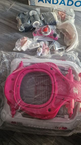 Andador bebé Asalvo rosa