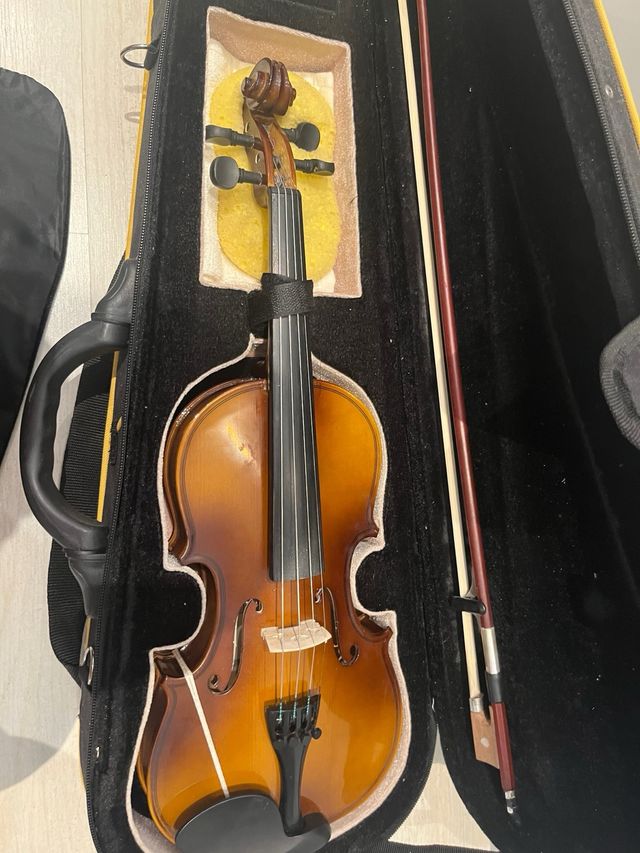 Violín madera abedul y talla 3/4