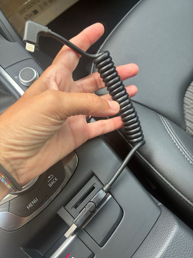 Cargador Coche Audi USB/Lightning iPhone