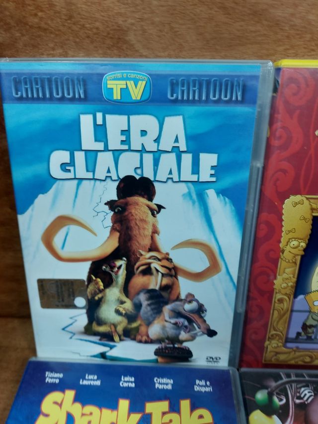 DVD Cartoni: Simpson, Era Glaciale, Shark Tale