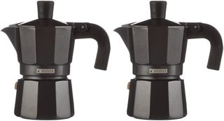 ✨ - MONIX cafetera espresso aluminio negra 12 taza