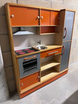 Cocina de madera infantil
