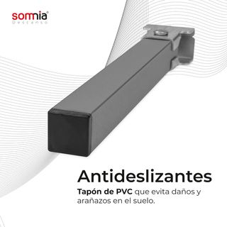 ✨ - Juego patas metálicas somier 27cm soporte