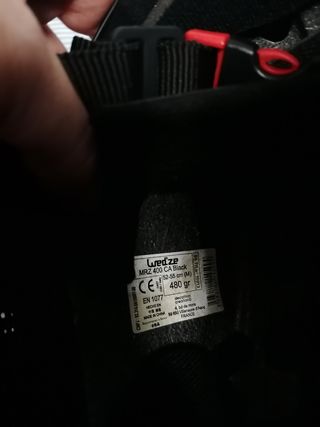 Casco esquí Wed'ze niño negro Talla M