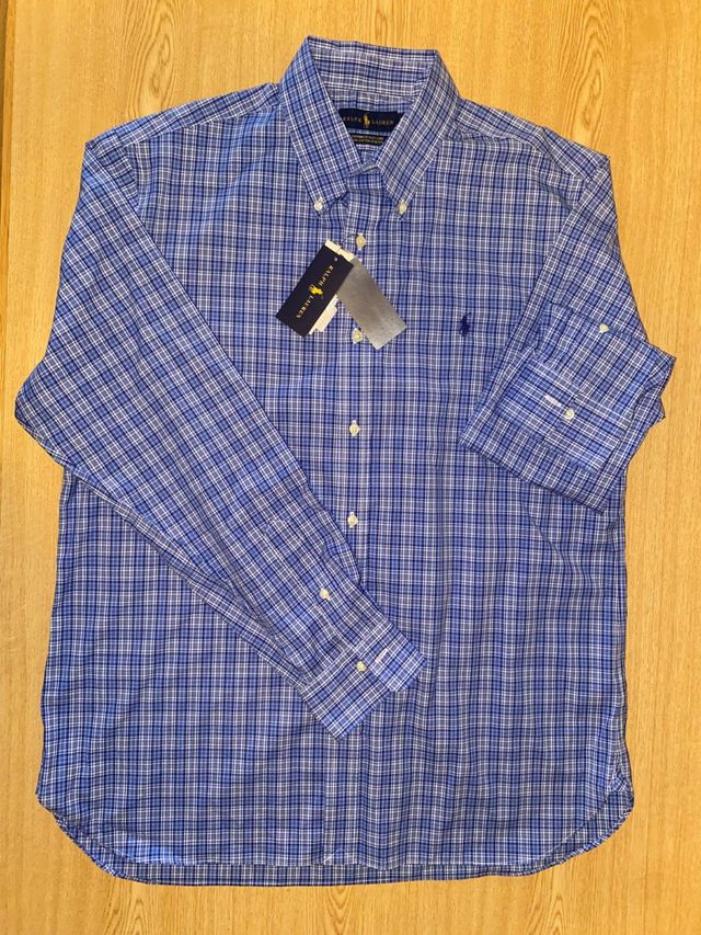 Camisa Polo Ralph Lauren Hombre Azul