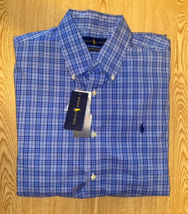 Camisa Polo Ralph Lauren Hombre Azul