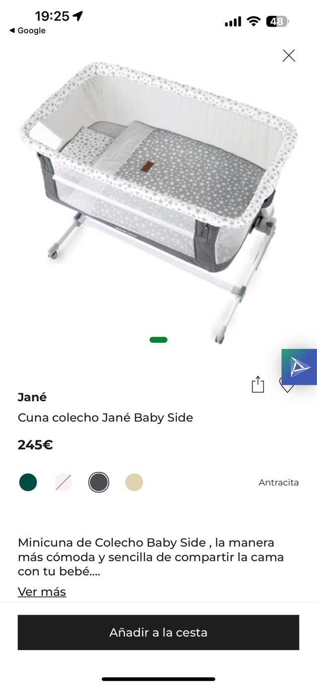 Minicuna Jané Baby Side
