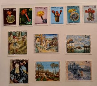 Sellos Mónaco 1974