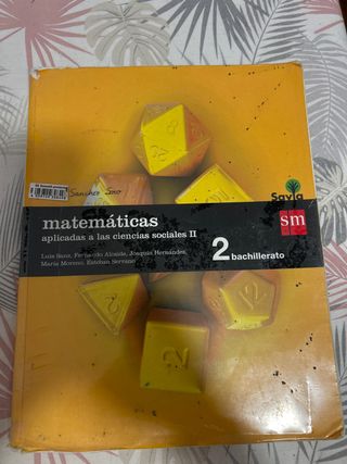 Matemáticas aplicadas a las ciencias sociales I...