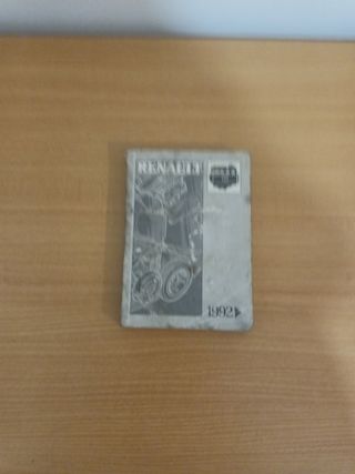 Manual Taller original de Renault 1992