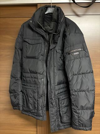 Chaqueta Parka Geox Negra