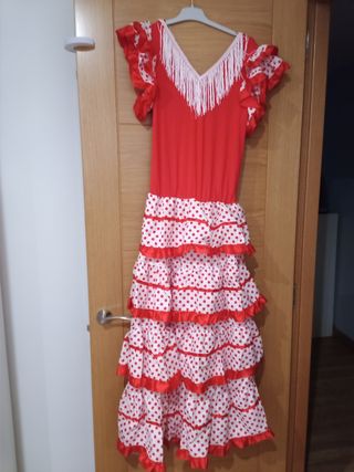 Vestido Flamenca nuevo Talla M
