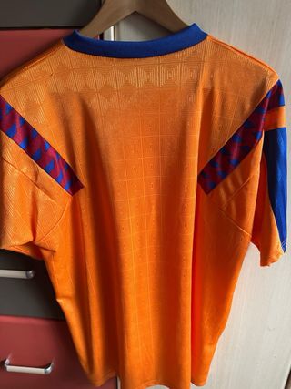 Camiseta Barça Wembley 1992 Naranja