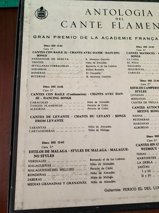 3 LPS Antología del Cante Flamenco Box Set