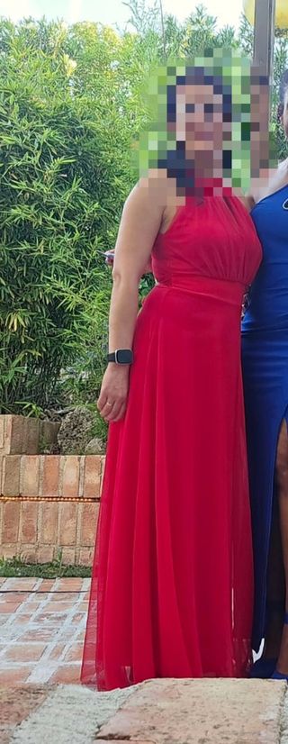 Vestido fiesta rojo
