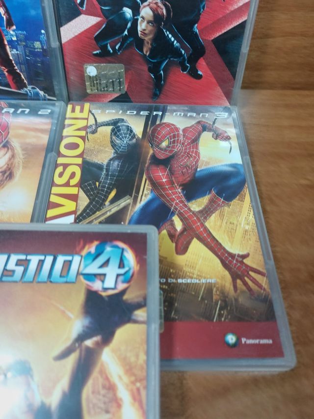 Lotto DVD Marvel: Spider-Man, Daredevil, X-Men, F4