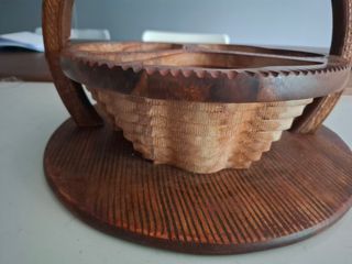 Cesto in legno artigianale