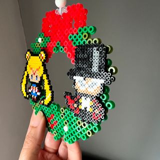 Adorno Navidad Sailor Moon hama Beads