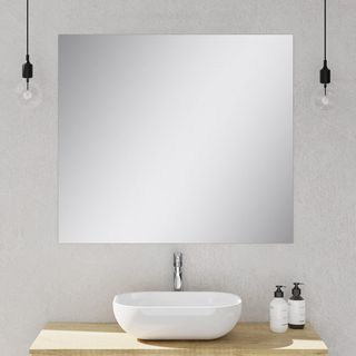 ✨ - Espejo baño vidrio rectangular funcional Baika