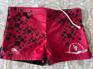 Bañador niño Turbo Talla 8 colegio valle del miro